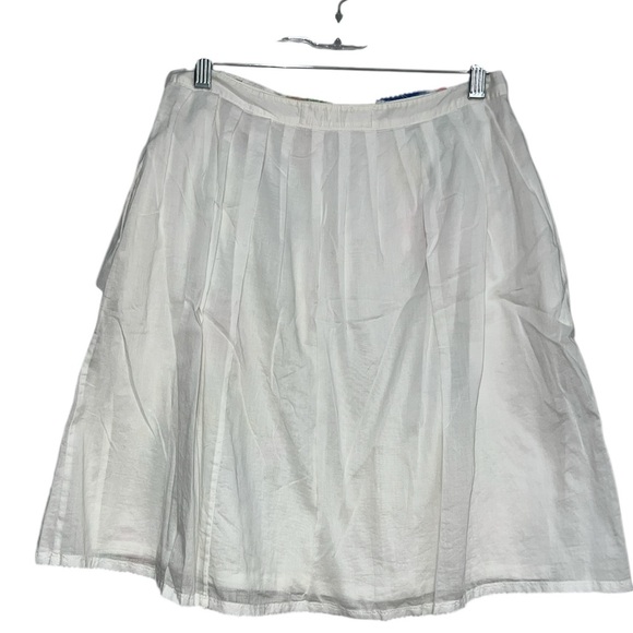 White Floral Generra Skirt Size 2 - Picture 2 of 6